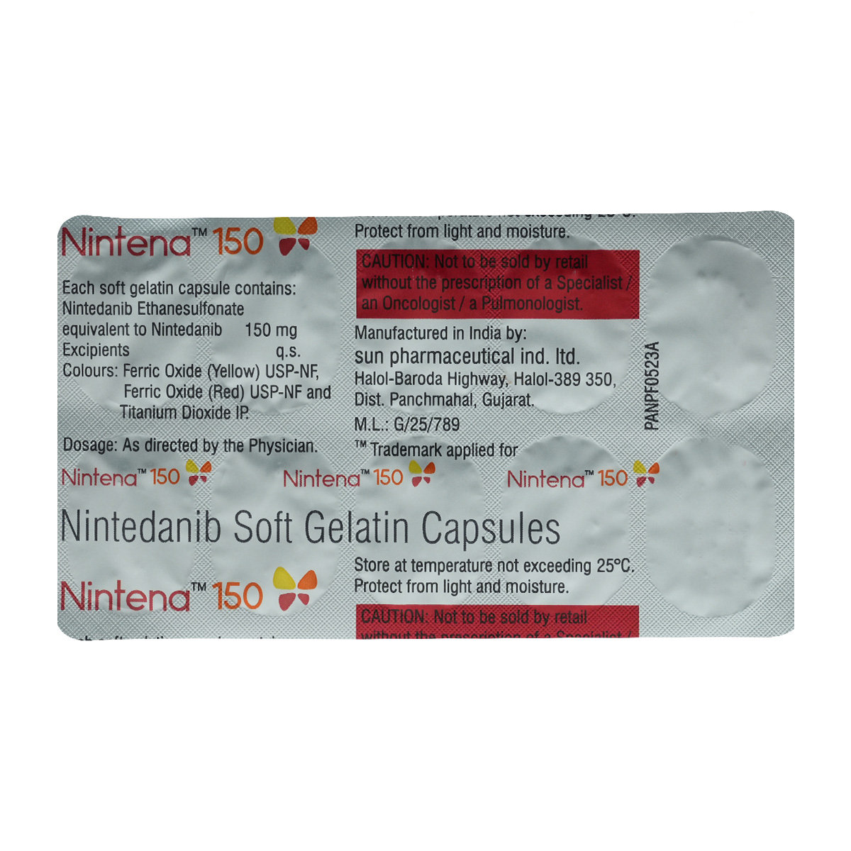 Nintena 150 Soft Gelatin Capsule 10's, Pack of 10 CAPSULES Nintena 150 Soft Gelatin Capsule 10's, Pack of 10 CAPSULES