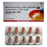 Nindanib 150 Soft Gelatin Capsule 10's, Pack of 10 CapsuleS