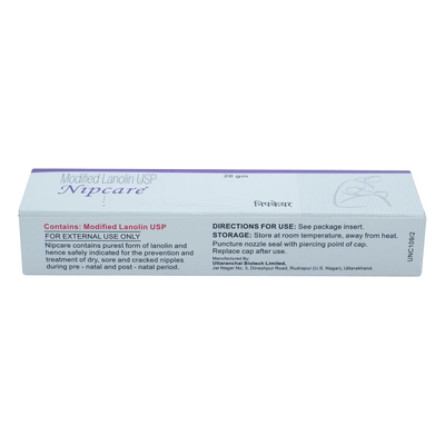 Nipcare Cream 20 gm, Pack of 1 CREAM