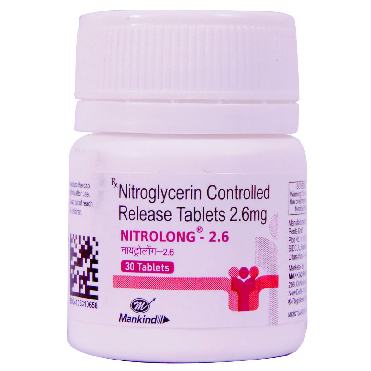 Buy Nitrolong-2.6 Tablet 30's Online
