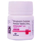 Nitrolong-2.6 Tablet 30's, Pack of 1 TABLET