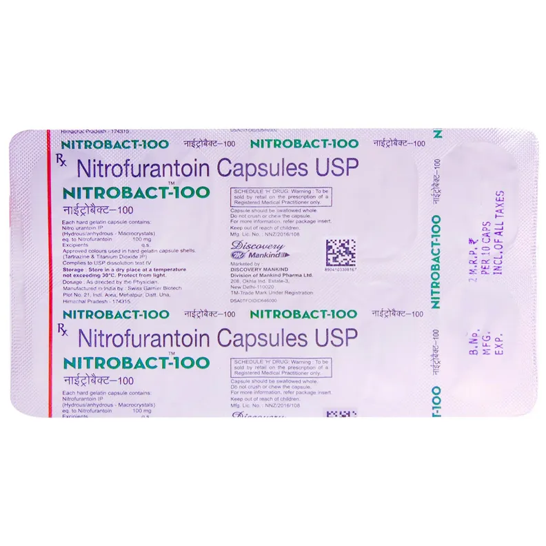 Buy Nitrobact-100 Capsule online | Uses, Side Effects, Price and ...