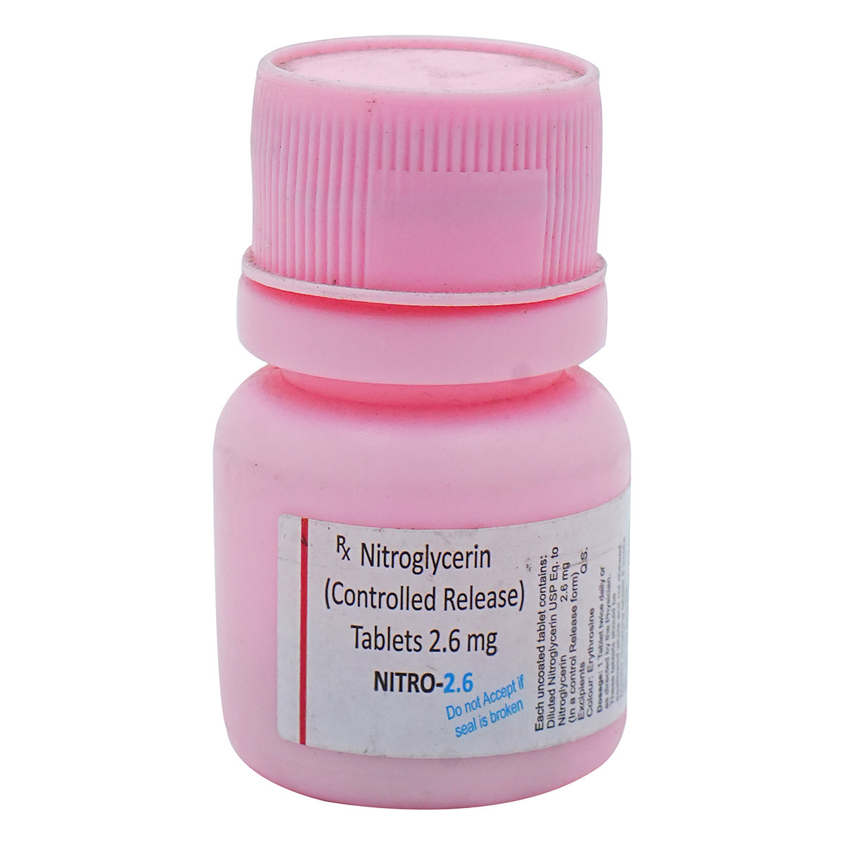 Nitro 2.6 Tablet 30's, Pack of 1 TABLET Nitro 2.6 Tablet 30's, Pack of 1 TABLET