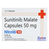 Nitnib 50 Capsule 7's, Pack of 7 CAPSULES