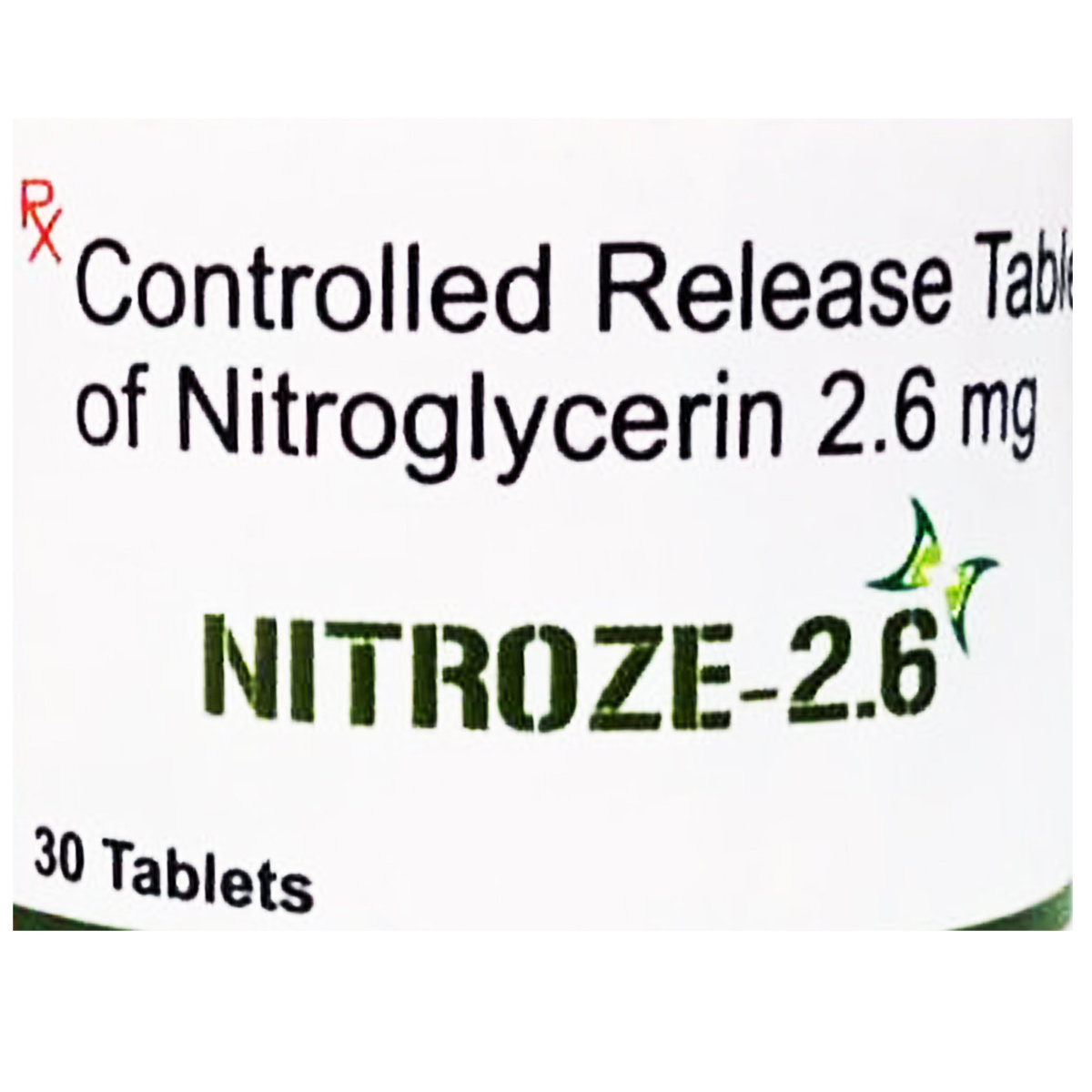 Nitroze-2.6 Tablet 30's, Pack of 1 Nitroze-2.6 Tablet 30's, Pack of 1