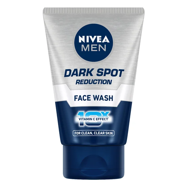 Nivea Men Dark Spot Reduction Face Wash 50 gm | With Ginko and Ginseng Extracts | 10X Vitamin C Effect For Clear Skin | Reduce Dark Spot | For All Skin Type, Pack of 1