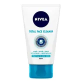 Nivea Total Face Cleanup Face Wash For Normal to Oily Skin, 50 ml, Pack of 1