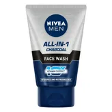 Nivea Men All-In-1 Charcoal Face Wash, 50 gm, Pack of 1