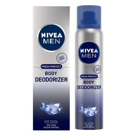 Nivea Men Ice Cool Fresh Protect Body Deodorizer, 120 ml
