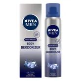 Nivea Men Ice Cool Fresh Protect Body Deodorizer, 120 ml, Pack of 1