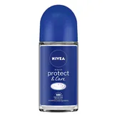 Nivea Protect &amp; Care Deodorant Roll-On, 50 ml, Pack of 1