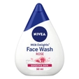 Nivea Milk Delights Cleanses & Soothes Rose Face Wash, 50 ml