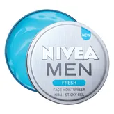 Nivea Men Fresh Face Moisturiser Non - Sticky Gel, 75 ml, Pack of 1
