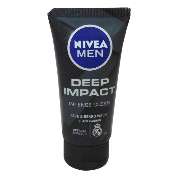 Nivea Men Deep Impact Face Wash 50 gm | Black Carbon | Intense Cleansing | For Face &amp; Beard | For Men Only, Pack of 1