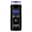 Nivea Men Active Clean Charcoal Shower Gel, 500 ml