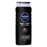 Nivea Men Active Clean Charcoal Shower Gel, 500 ml, Pack of 1
