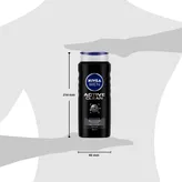 Nivea Men Active Clean Charcoal Shower Gel, 500 ml, Pack of 1