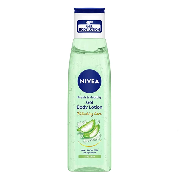 Nivea Aloe Vera Gel Body Lotion 75 ml | Aloe Vera | Refreshing Care | 24 hrs Of Hydration | Dryness Protection | Non Sticky Formula | Fast Absorbing Gel