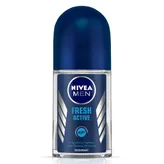 Nivea Men Fresh Active Roll On Deodorant, 25 ml, Pack of 1