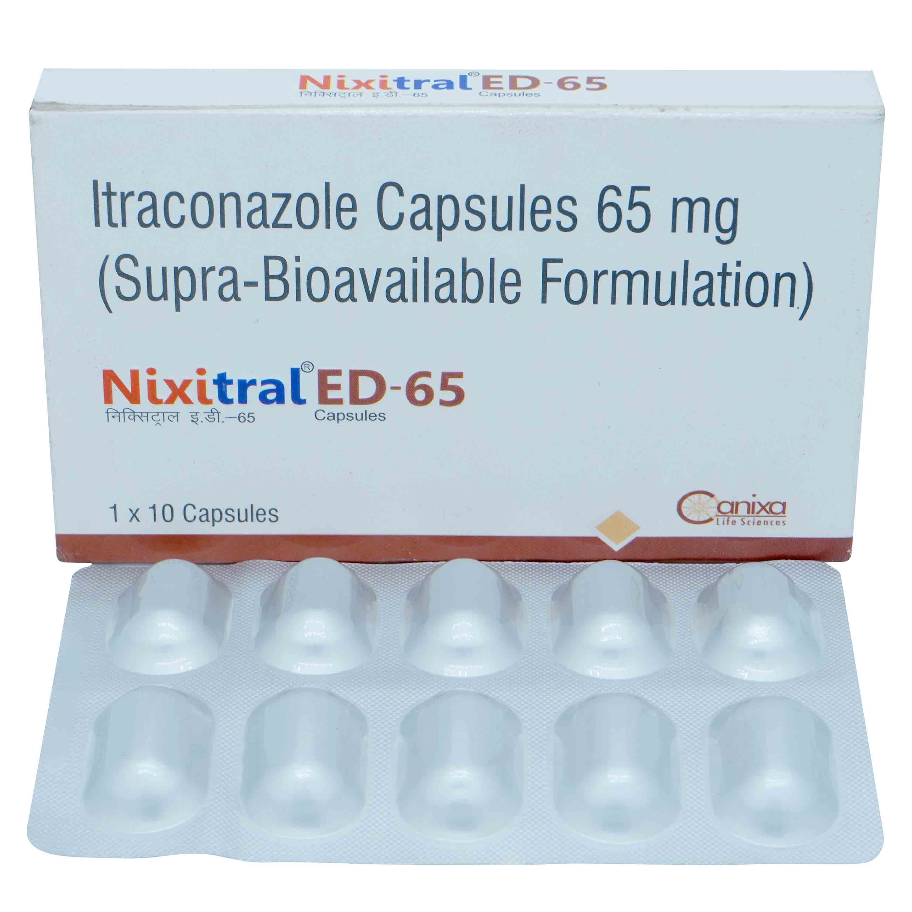Nixitral ED 65 mg Capsule 10's, Pack of 10 CapsuleS Nixitral ED 65 mg Capsule 10's, Pack of 10 CapsuleS