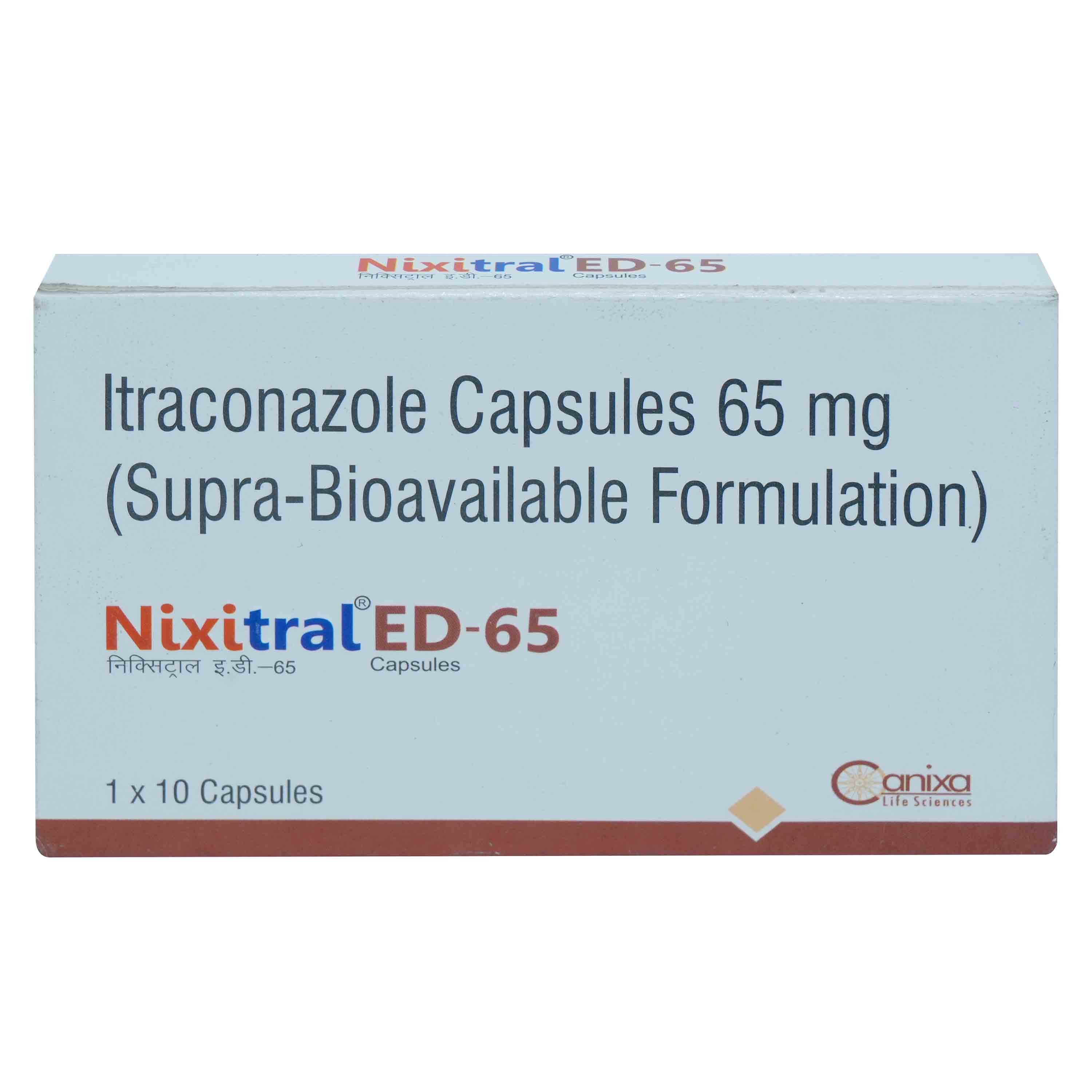 Nixitral ED 65 mg Capsule 10's, Pack of 10 CapsuleS Nixitral ED 65 mg Capsule 10's, Pack of 10 CapsuleS