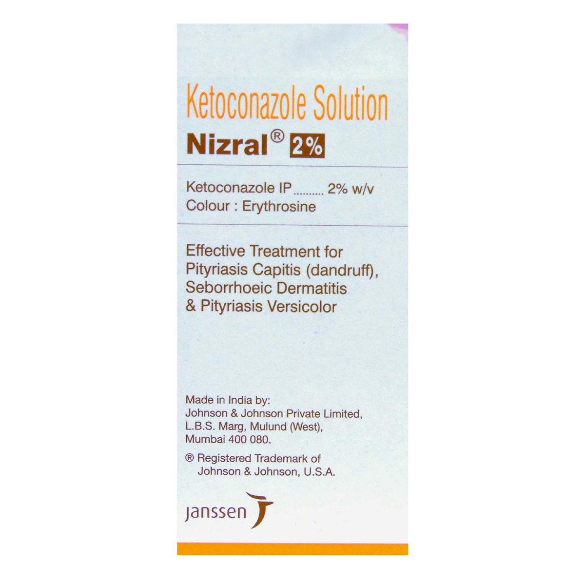 Nizral 2% Solution, 50 ml, Pack of 1 SHAMPOO Nizral 2% Solution, 50 ml, Pack of 1 SHAMPOO