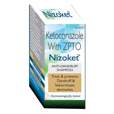 निज़ोकेट 60 एमएल शैम्पू, 1 शैम्पू का पैक