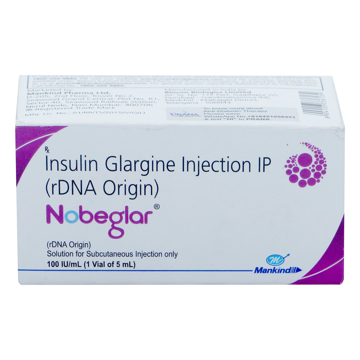 Buy Nobeglar 100IU Injection 5 ml Online