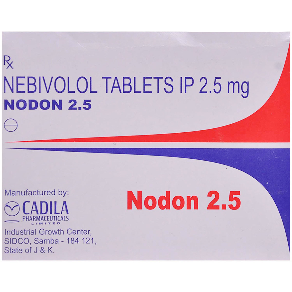 Nodon 2.5 Tablet 15's, Pack of 15 TABLETS Nodon 2.5 Tablet 15's, Pack of 15 TABLETS