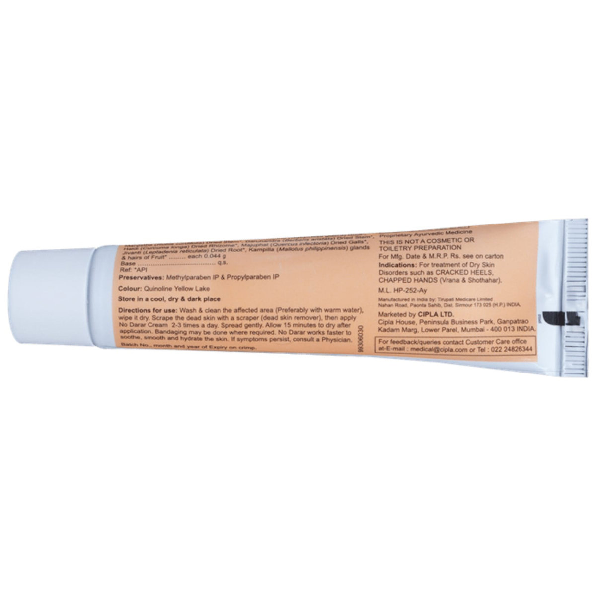 No Darar Cream 25 gm, Pack of 1 No Darar Cream 25 gm, Pack of 1