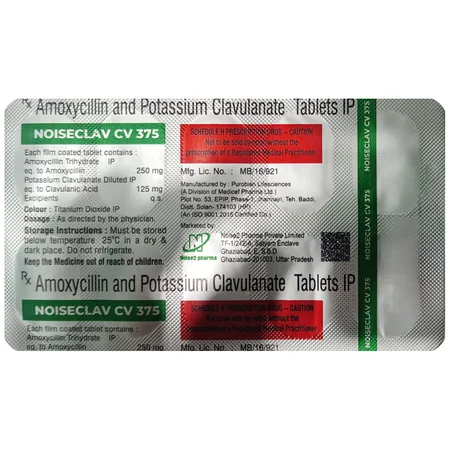 Noiseclav CV 375 Tablet 10's