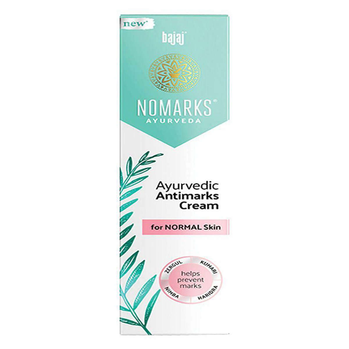 Bajaj Nomarks Anti-Marks Cream 12 gm | Calendula, Aloe Vera, Neem, Turmeric | Prevents Marks | For Normal Skin, Pack of 1 Bajaj Nomarks Anti-Marks Cream 12 gm | Calendula, Aloe Vera, Neem, Turmeric | Prevents Marks | For Normal Skin, Pack of 1
