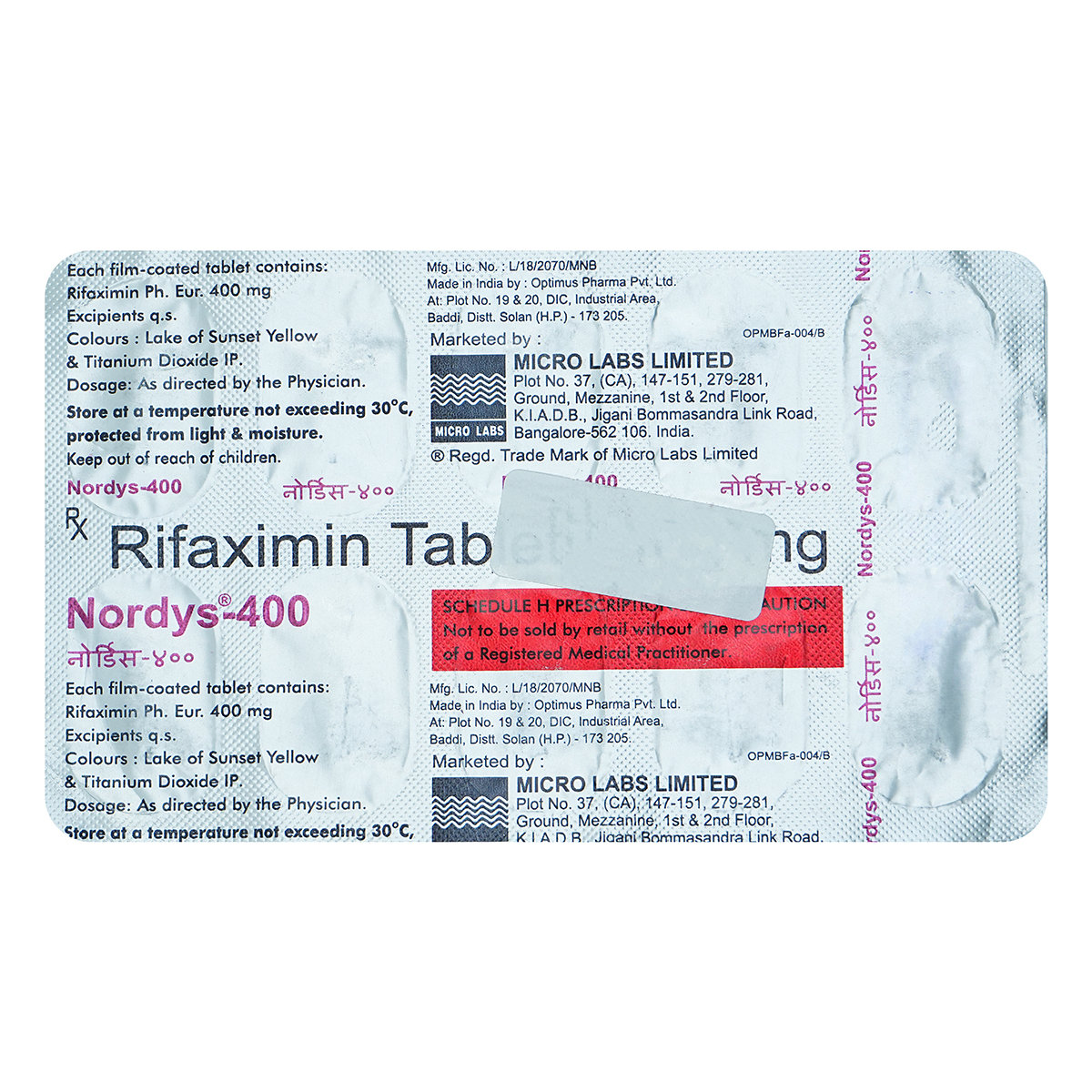 Nordys 400 mg Tablet 10's, Pack of 10 TabletS Nordys 400 mg Tablet 10's, Pack of 10 TabletS