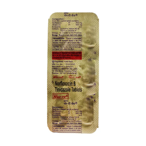 Nor TZ Tablet 6's, Pack of 6 TABLETS