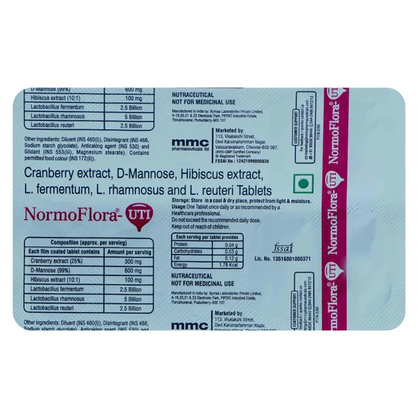Normoflora-UTI Tablet 10's