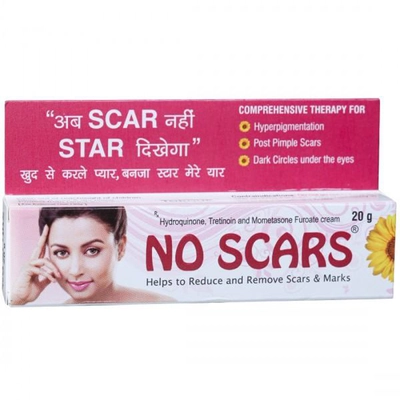 No Scars Cream 20 gm | For Scars &amp; Marks | Treat Moderaate To Severe Melasma, Pack of 1