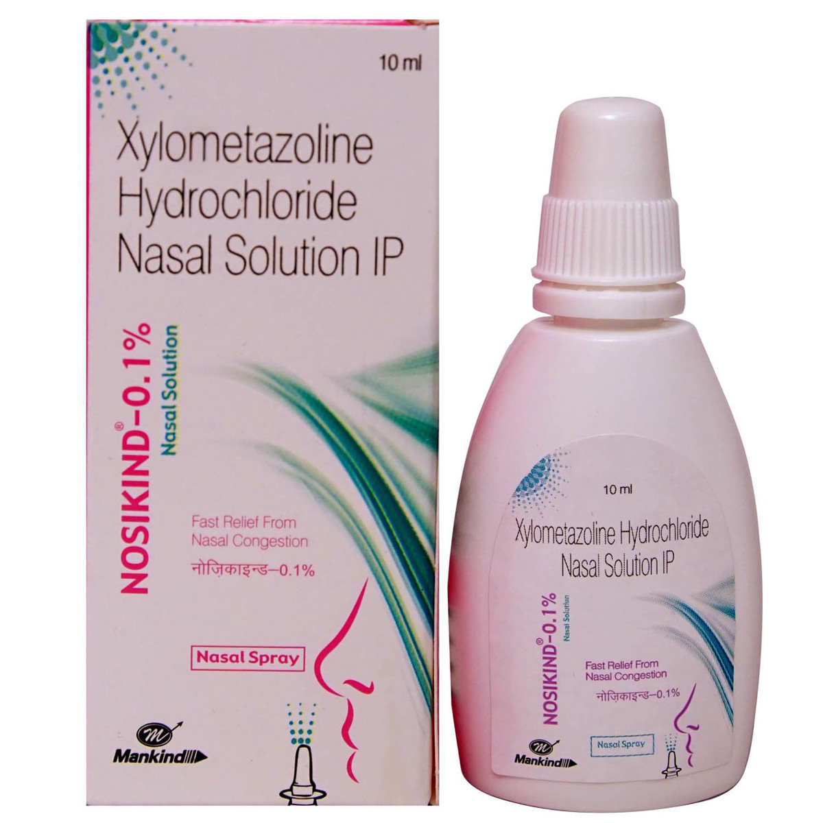 Nosikind-0.1% Nasal Spray 10 ml, Pack of 1 NASAL SOLUTION Nosikind-0.1% Nasal Spray 10 ml, Pack of 1 NASAL SOLUTION