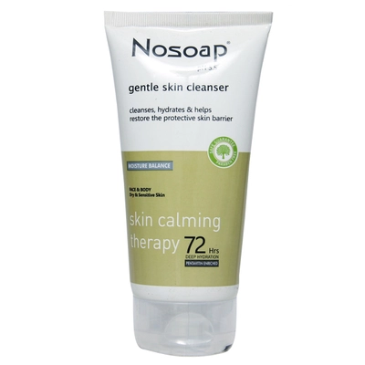 Nosoap Gentle Skin Cleanser 125 ml | Enriched With Pentavitin | Gently Cleanses | Deep Hydration Upto 72Hrs | For Face &amp; Body | For Dry &amp; Sensitive Skin, Pack of 1