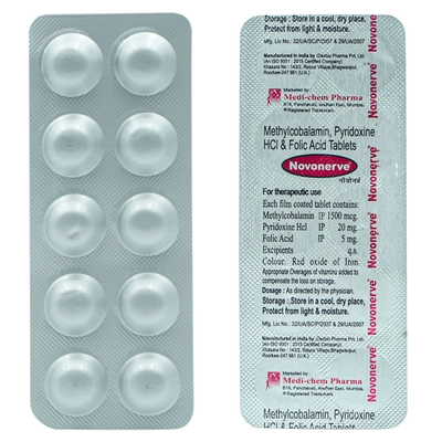 Novonerve Tablet 10's, Pack of 10 TABLETS