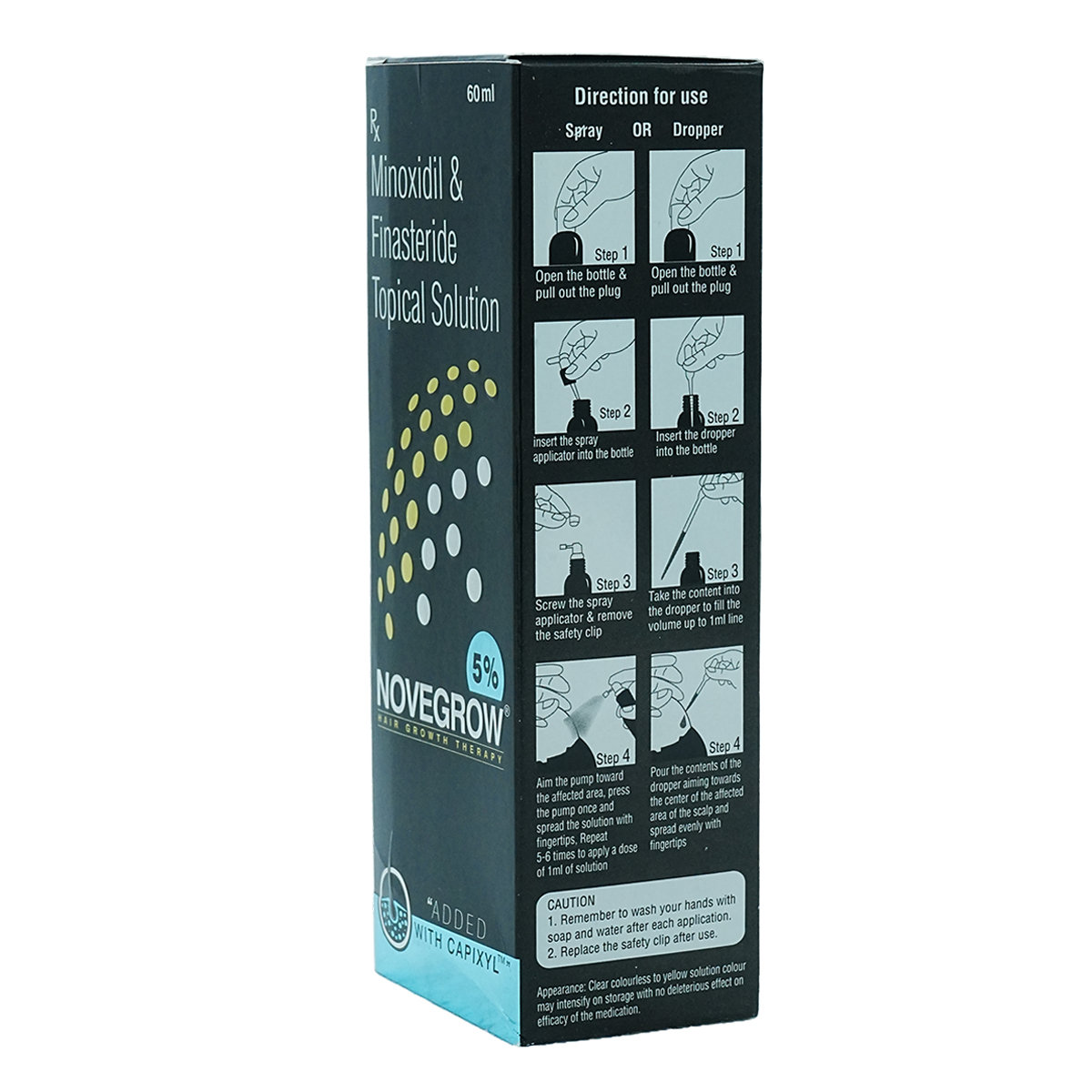 Novegrow 5% Solution 60 ml, Pack of 1 SOLUTION Novegrow 5% Solution 60 ml, Pack of 1 SOLUTION