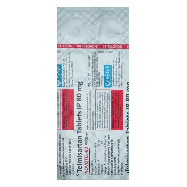 Novotel-80 Tablet 10's, Pack of 10 TabletS