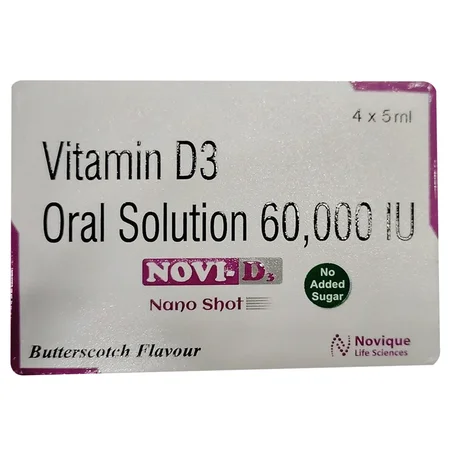 Novi-D3 Nano Shot Butterscotch Flavour Oral Solution 5 ml