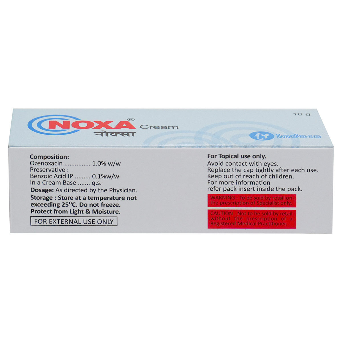 Noxa Cream 10 gm, Pack of 1 Cream Noxa Cream 10 gm, Pack of 1 Cream