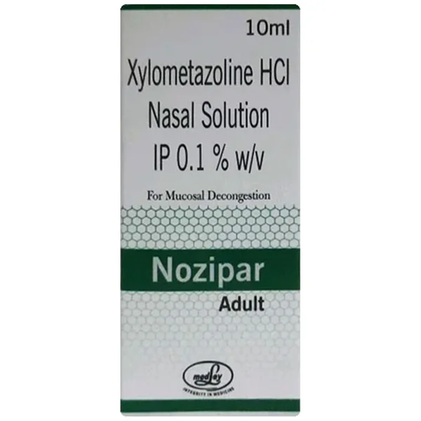 Nozipar Adult 0.1% Nasal Solution 10 ml
