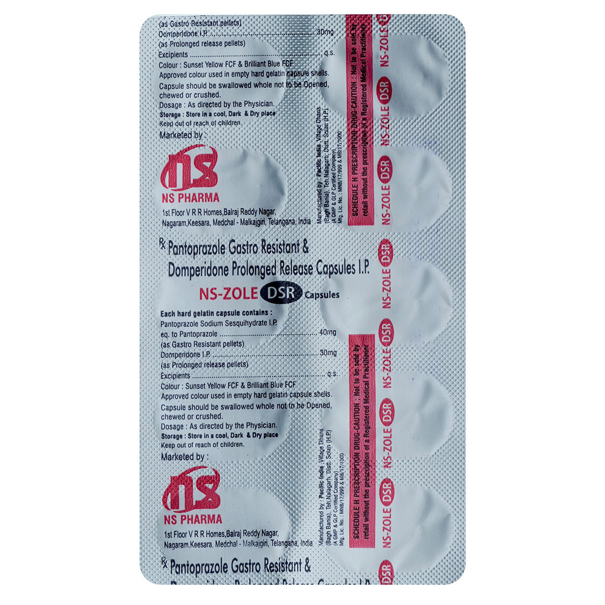 NS-Zole DSR Capsule 10's, Pack of 10 NS-Zole DSR Capsule 10's, Pack of 10