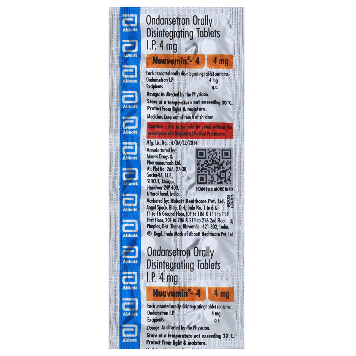 Nuavomin-4 mg Tablet 10's, Pack of 10 TabletS Nuavomin-4 mg Tablet 10's, Pack of 10 TabletS