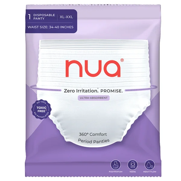 NUA DISPOSABLE PERIOD PANTIES  XL-XXL 1'S (SAMPLE)