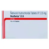 Nubeta 2.5 Tablet 10's, Pack of 10 TabletS