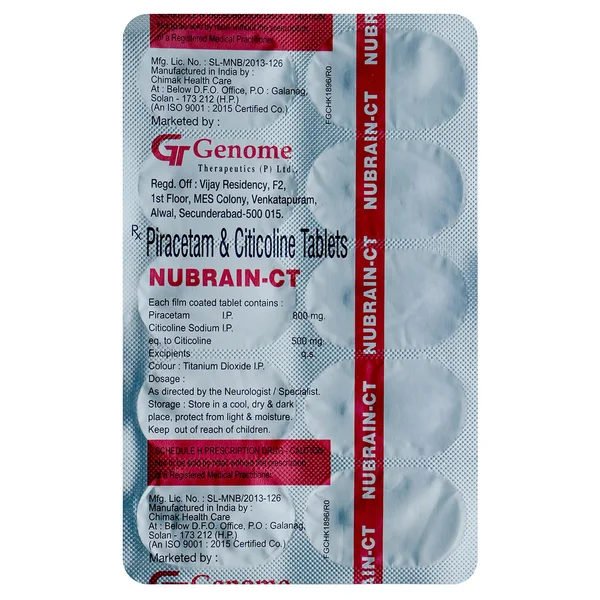 Nubrain-CT Tablet 10's