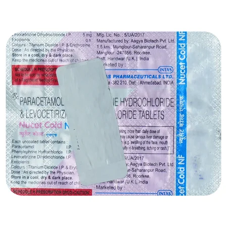 Nucet Cold Tablet 10's